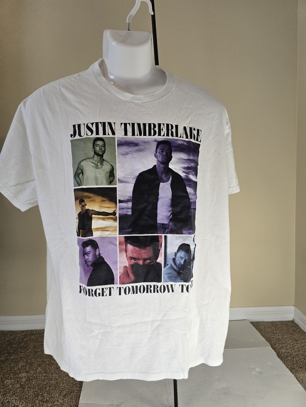 2024 Justin Timberlake Forget Tomorrow Tour Tshirt size XL
